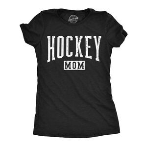 Womens Funny T Shirts Hockey Mom Sarcastic Mothers Day Gift Tee For Ladies